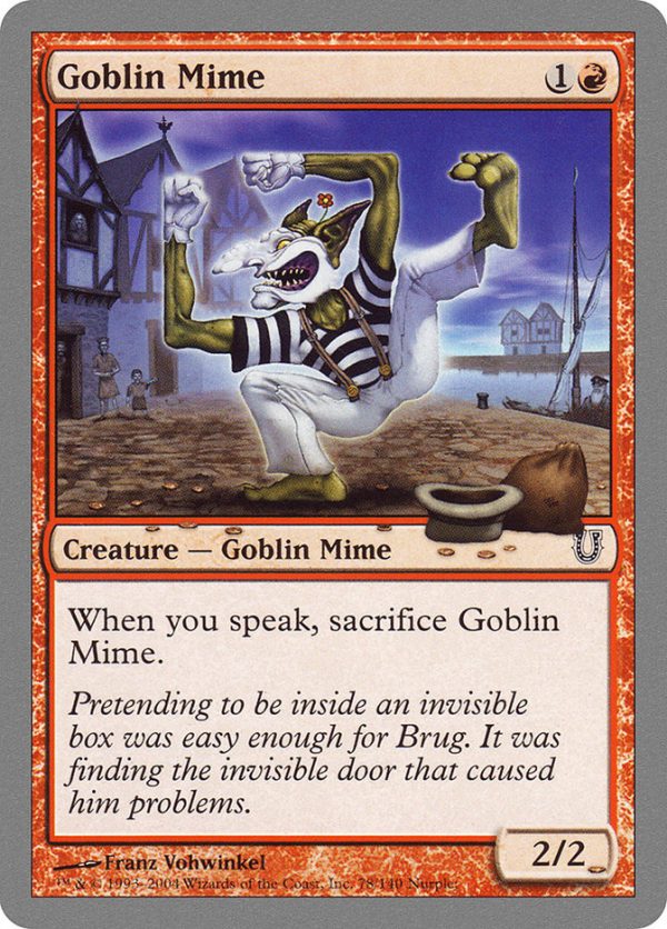 Goblin Mime [Unhinged] Online now