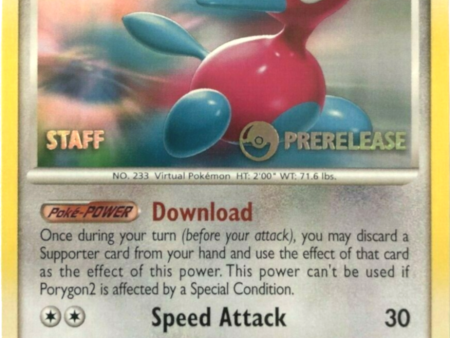 Porygon2 (49 106) (Staff Prerelease Promo) [Diamond & Pearl: Black Star Promos] Cheap