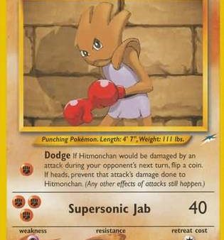 Hitmonchan (69 105) [Neo Destiny Unlimited] on Sale